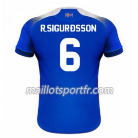 Maillot de Foot Islande R.Sigurdsson 6 Domicile Coupe du monde 2018